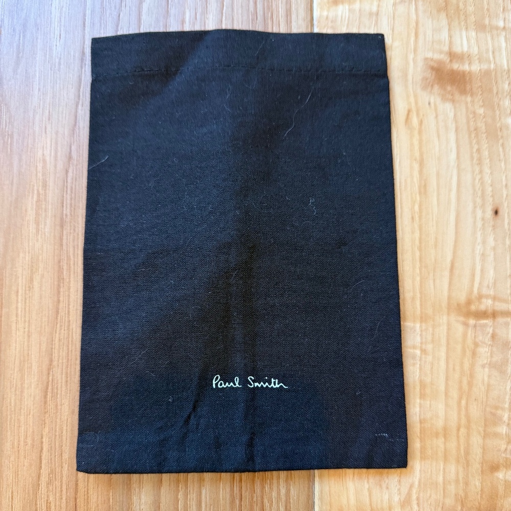 Paul Smith Small Drawstring Dust Bag – 7"x5" – Black – Excellent